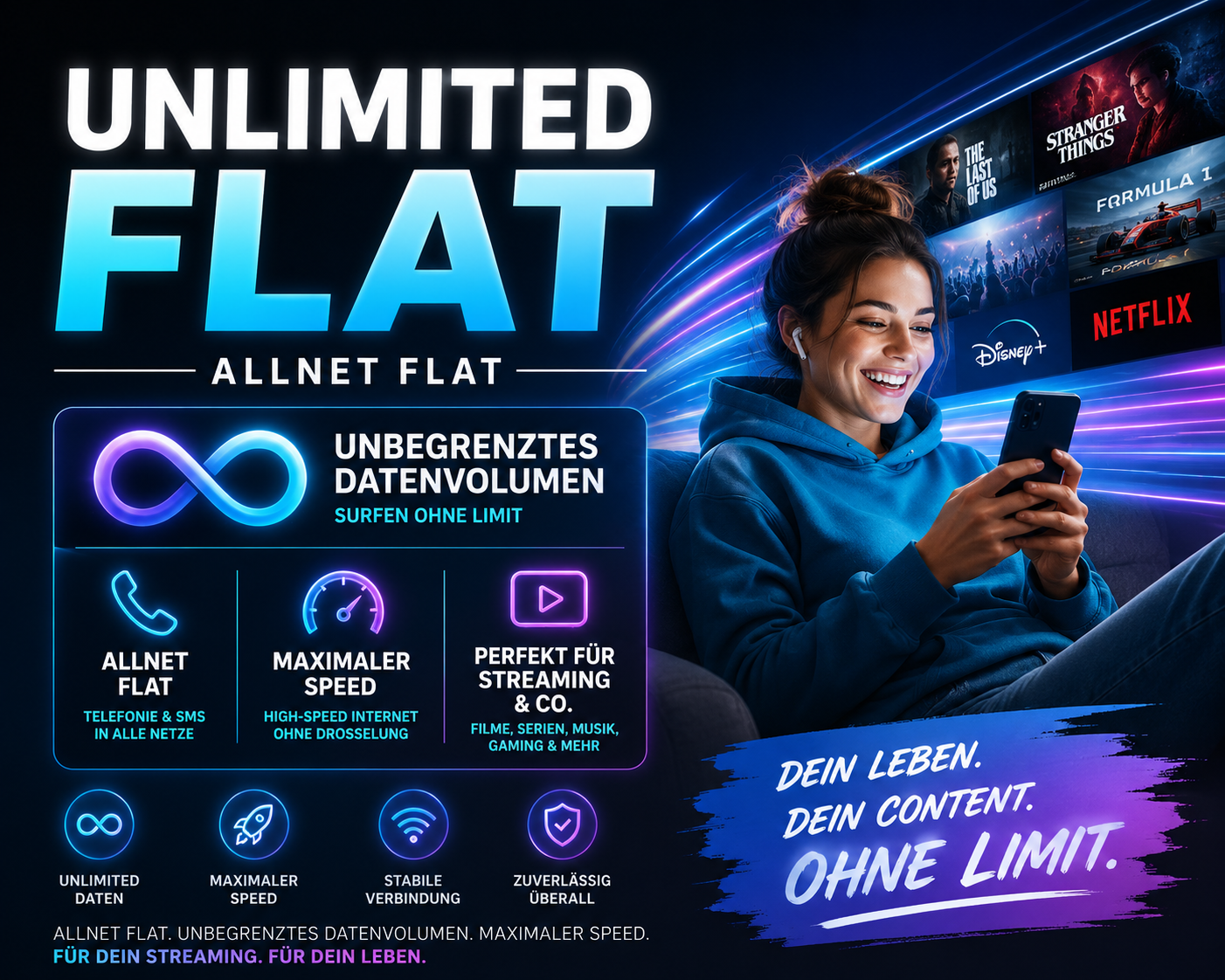 Unlimited Allnet Flat – Warum manchmal weniger drin ist als man glaubt …